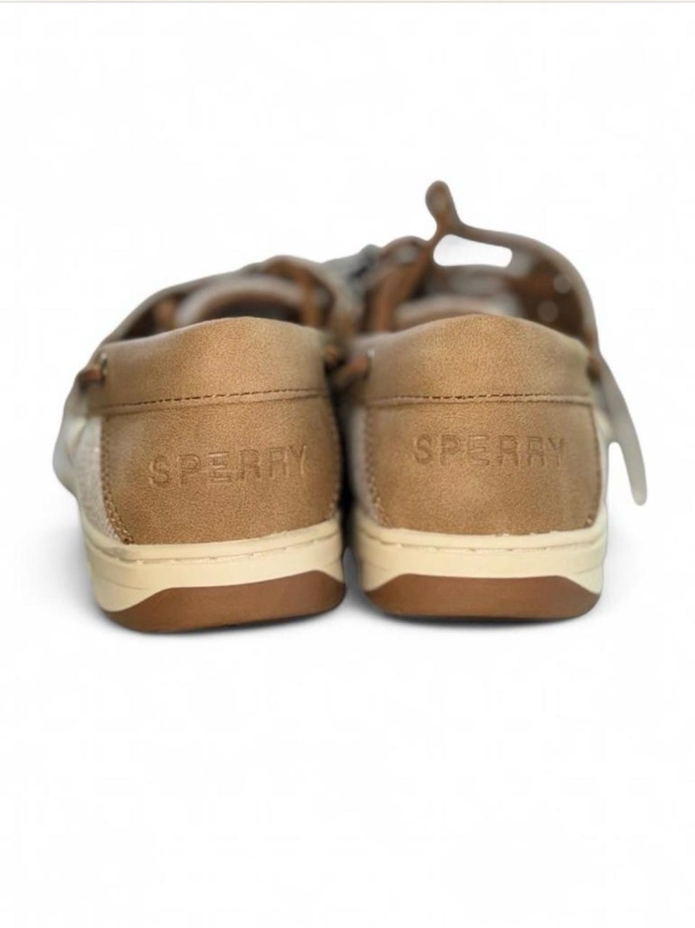 Sperry Top-Sider Whalefish Womens Size 6 Brown Gold Leather Memory Foam Shoes - Picture 8 of 11